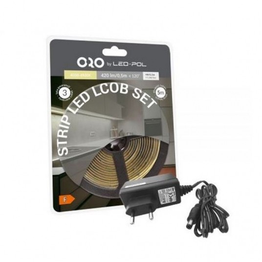 Taśma LED ORO STRIP 17,5W/5m 12V DW LCOB SET IP20 -zdjęcie numer 2