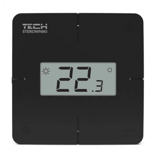 Termostat R-S1 R-X czarny SINUM Tech -zdjęcie numer 1