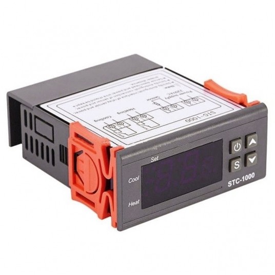 Termostat STC-1000 LED do zabudowy 220V AC -zdjęcie numer 1