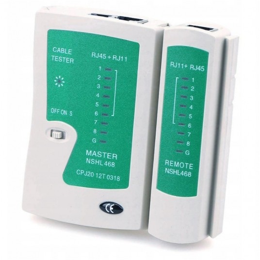 Tester sieci LAN i kabli telefonicz RJ45 RJ12 RJ11 -zdjęcie numer 1