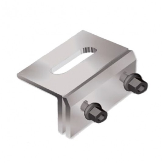 Uchwyt dachowy na rąbek krótki, mocowanie profila -zdjęcie numer 1