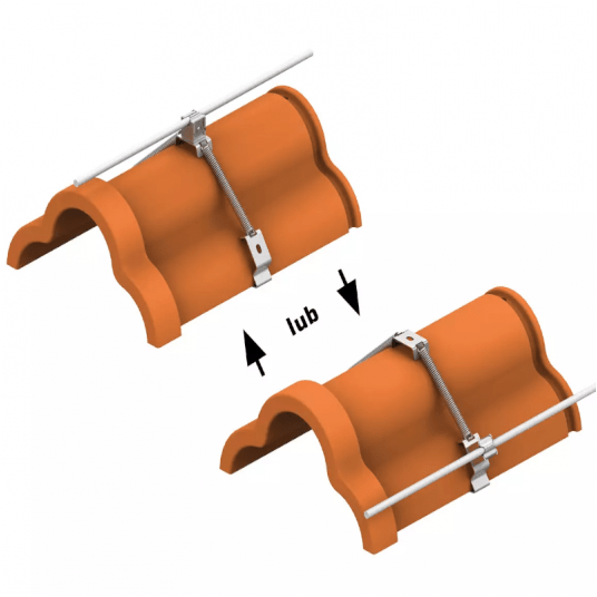 Uchwyt gąsiorowy sprężynowy AN-153EM/OH -zdjęcie numer 1
