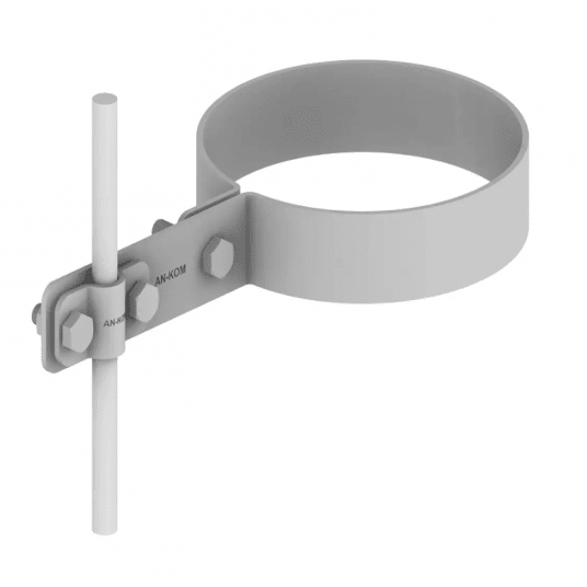 Uchwyt na rurę spustową FI 100mm AN-70E/LA/ -zdjęcie numer 1