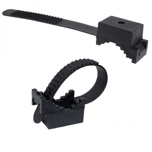 Uchwyt paskowy przewodu UP-50 Czarny UV 10szt -zdjęcie numer 1