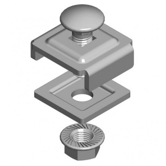 Uchwyt śrubowy USSN/USSO-E stal nierdzewna 1.4301 -zdjęcie numer 1