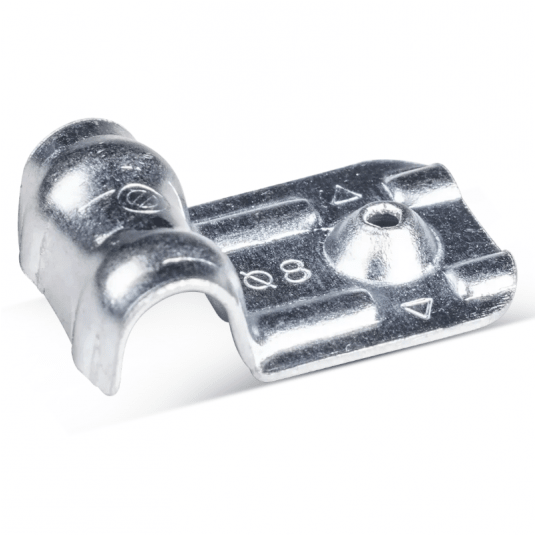 Uchwyt stal. do kabli pojed. 8mm ocynk op RAWLPLUG -zdjęcie numer 1