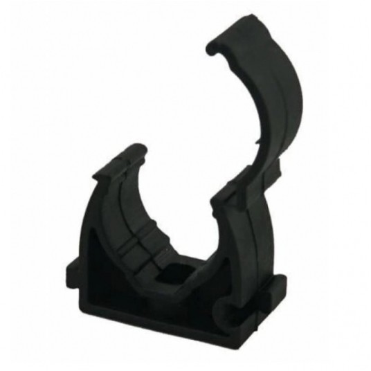 Uchwyt zamykany UZ-13 do montażu rur 13mm czarny -zdjęcie numer 1