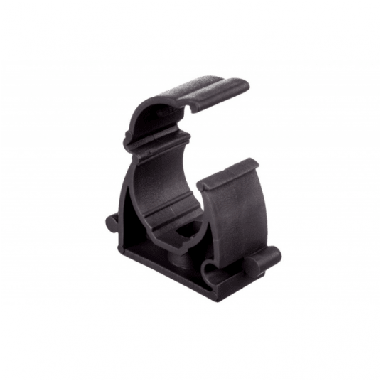 Uchwyt zamykany UZ-18 do montażu rur 18mm czarny -zdjęcie numer 1