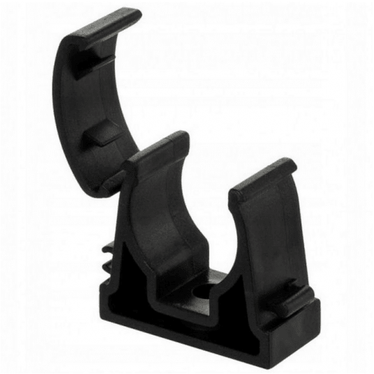 Uchwyt zamykany UZ-37 do montażu rur 37mm czarne -zdjęcie numer 1