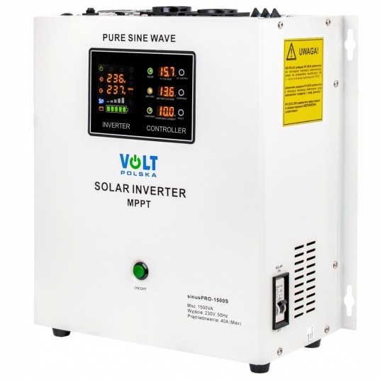 UPS SAZ SINUS PRO-1500S 12V 1500VA solarna PV VOLT -zdjęcie numer 2