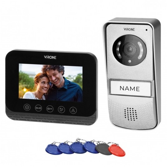 Wideodomofon bezsł. kolor 4,3" RFID ENIF VRONE -zdjęcie numer 1