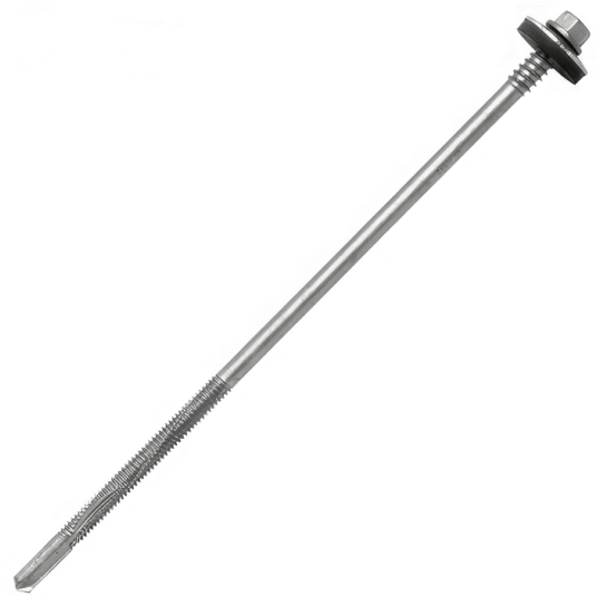 Wkręt 5.5x200 samogwintujący GTR12 z pod.stal.EPDM -zdjęcie numer 1