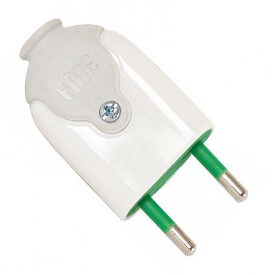 Wtyczka płaska biała -zdjęcie numer 1