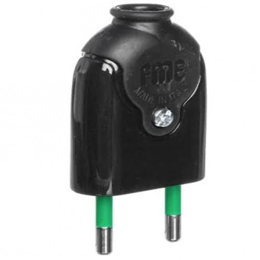 Wtyczka płaska czarna -zdjęcie numer 1