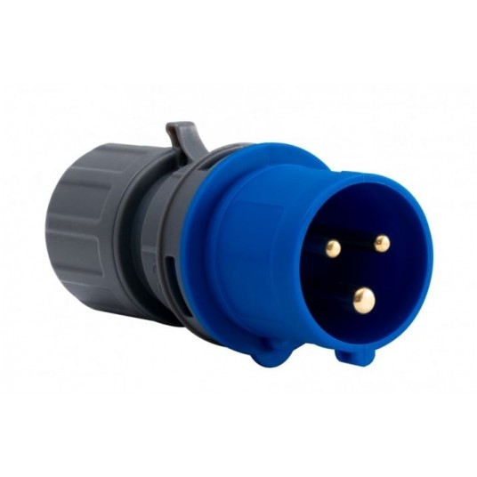 Wtyczka przem.-przenośna 16A 3P 250V -zdjęcie numer 1