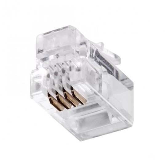 Wtyk telefoniczny 4P4C RJ10 4(4) -zdjęcie numer 1