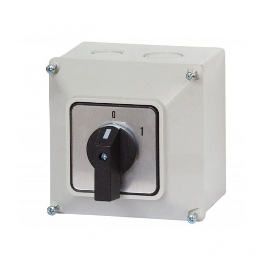 Wyłącznik 16A 0/1 3P IP65 w obudowie zał-wył -zdjęcie numer 1