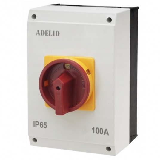 Wyłącznik Główny Izolacyj. w obudowie 100A 4P IP65 -zdjęcie numer 1