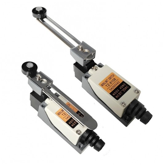 Wyłącznik krańcowy TZ-8108 230VAC 5A z rolką regul -zdjęcie numer 1