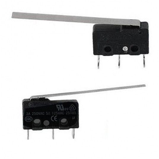 Wyłącznik krańcowy WK615 mini z dźwignią 55mm -zdjęcie numer 1