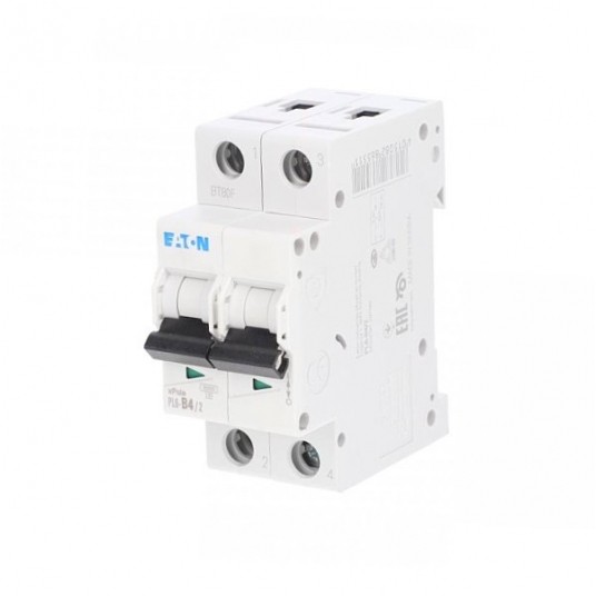 Wyłącznik nadprądowy B4A PL6-B4/2 2P 4A -zdjęcie numer 1