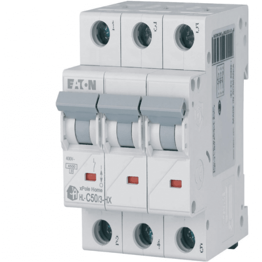 Wyłącznik nadprądowy C50A HN-C50/3 3P 3-faz 50A -zdjęcie numer 1