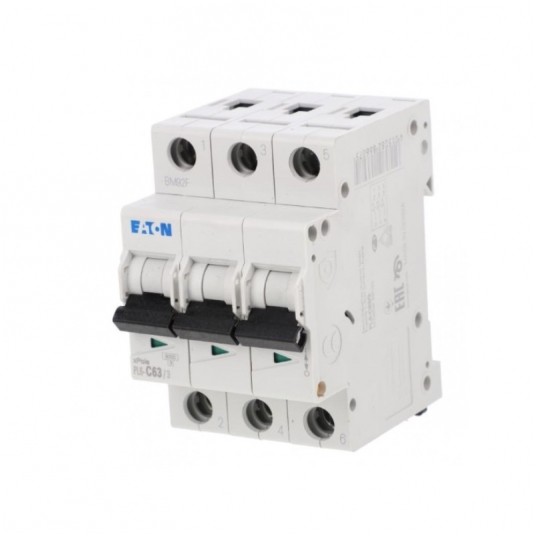 Wyłącznik nadprądowy C63A PL6-C63/3 3P 3-faz 63A -zdjęcie numer 1