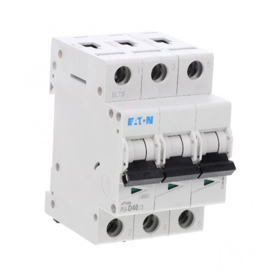 Wyłącznik nadprądowy D40A PL6-D40/3 3P 3-faz.40A -zdjęcie numer 1
