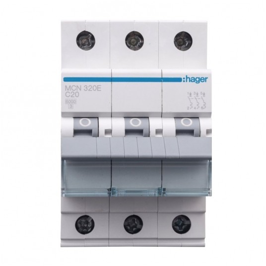 Wyłącznik nadprądowy Hager C32A 3P 6kA AC -zdjęcie numer 1