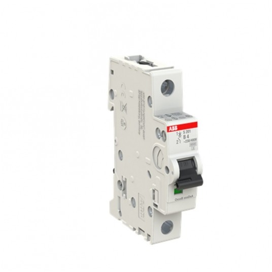 Wyłacznik nadprądowy S201-B4 1P B 4A 6kA ABB -zdjęcie numer 1