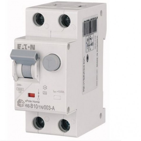 Wyłącznik różnicowoprąd. HNB-B10A/1N 30mA 2Ptyp AC -zdjęcie numer 1