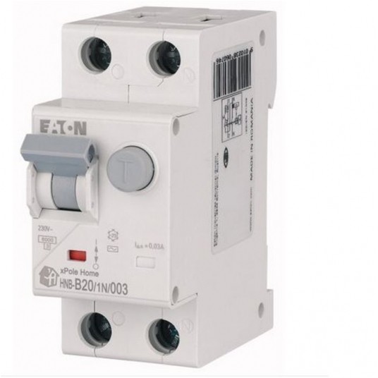 Wyłącznik różnicowoprąd.HNB-B20A/1N 30mA 2P typ AC -zdjęcie numer 1