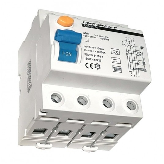 Wyłącznik różnicowoprąd RDC 40A 30mA 4P typ B -zdjęcie numer 1