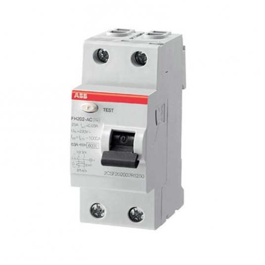 Wyłącznik różnicowoprądowy ABB FH202-AC-40 2P -zdjęcie numer 1