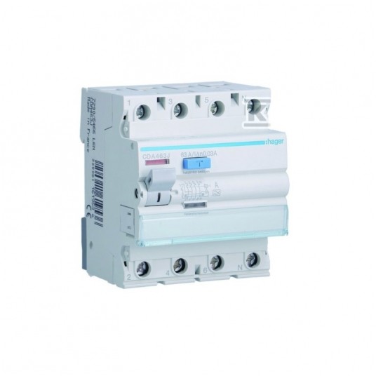 Wyłącznik różnicowoprądowy CDC463J 63A/30mA 4P AC -zdjęcie numer 1