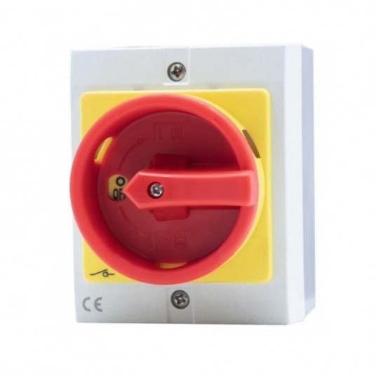 Wyłącznik WS-20 0/1 20A 3P IP65 w obudowie -zdjęcie numer 1