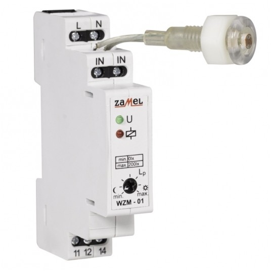 Wyłącznik zmierzchowy WZM-01/S1 230VAC -zdjęcie numer 1