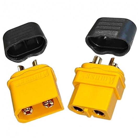 XT60 kpl złącze wtyk + gniazdo z osłoną AMASS -zdjęcie numer 1