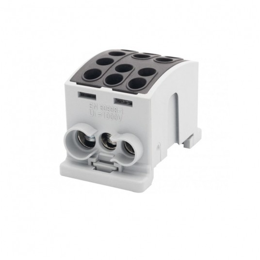 Zacisk HLK 100A-3 (1x25,2x16) - czarny -zdjęcie numer 1