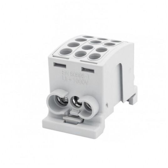 Zacisk HLK 100A-3 (1x25,2x16) - szary -zdjęcie numer 1