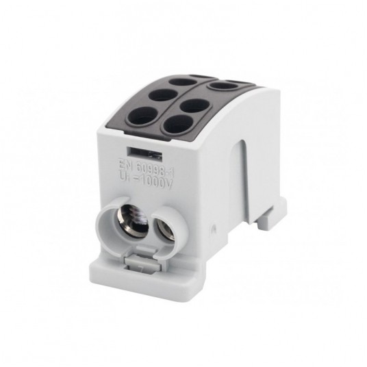 Zacisk HLK 125A-2 (1x35,1x25) - czarny -zdjęcie numer 1