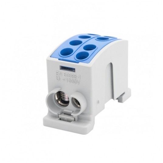 Zacisk HLK 125A-2 (1x35,1x25) - niebieski -zdjęcie numer 1