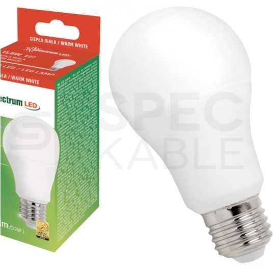 Żarówka LED 11,5W 230V E27 WW barwa neutralna -zdjęcie numer 1