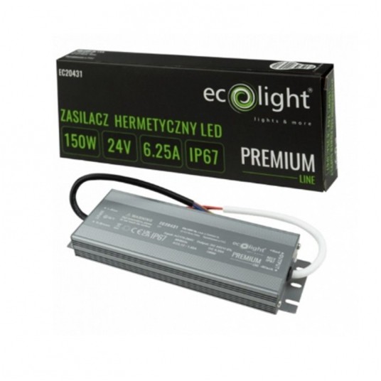 Zasilacz 24V 150W 6,25A IP67 -zdjęcie numer 1