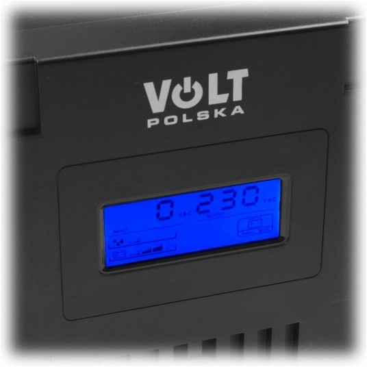 Zasilacz awaryjny UPS MICRO 1000VA 600W VOLT 1x9Ah -zdjęcie numer 3