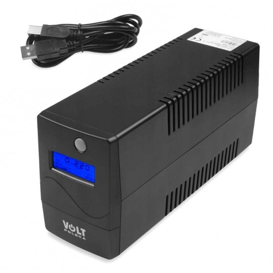 Zasilacz awaryjny UPS MICRO 1000VA 600W VOLT 1x9Ah -zdjęcie numer 1