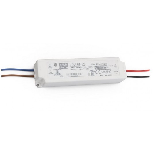 Zasilacz LED 12V DC LPV 35W 12V IP67 -zdjęcie numer 1