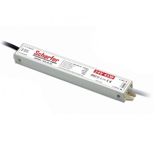 Zasilacz led herm. IP67 24V 45W Scharfer 7Y -zdjęcie numer 1