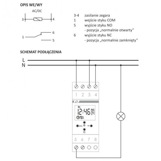 Zegar sterujący PCZ-522.4 dwukanałowy NFC android -zdjęcie numer 2