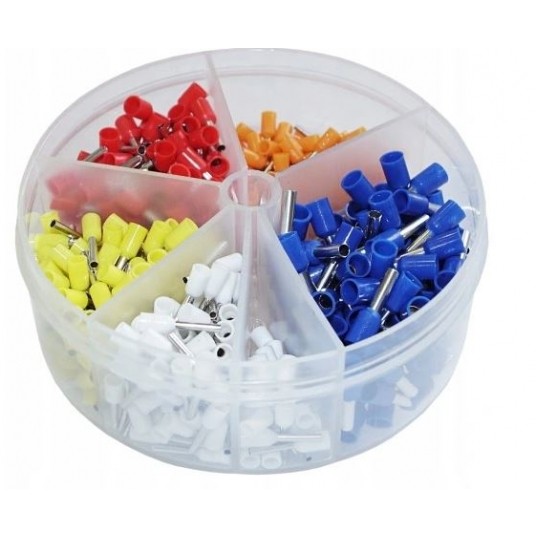 Zestaw końcówek tulejkowych izol. 0,5mm2- 2,5mm2 -zdjęcie numer 1